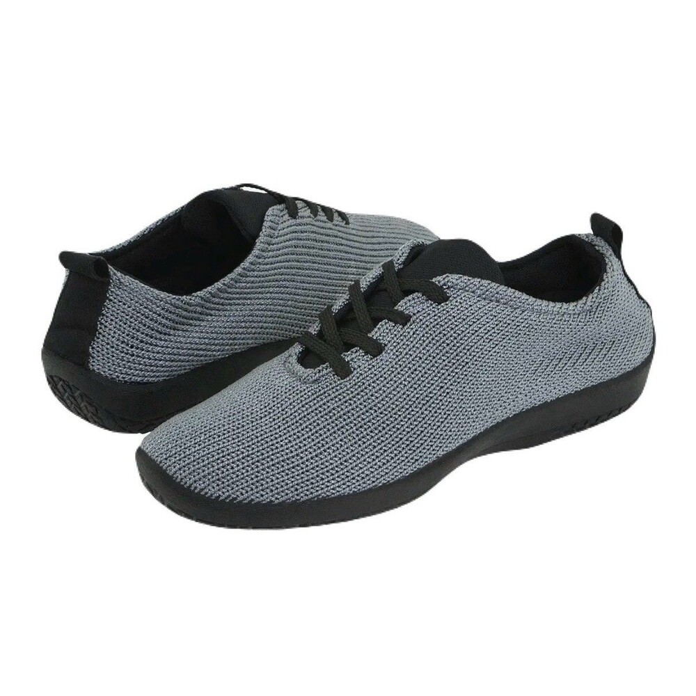 NEW Arcopedico LS Womens Size 38 US 7-7.5 Lace Up Oxford Sneakers Titanium Vegan